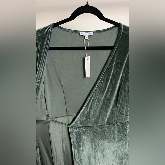 Esmerelda Velvet Wrap Maxi Dress - Picture 14 of 14